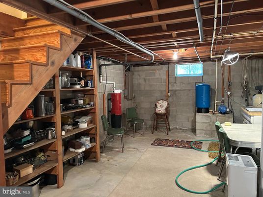 Interior, Stone Walls, Wooden Beams