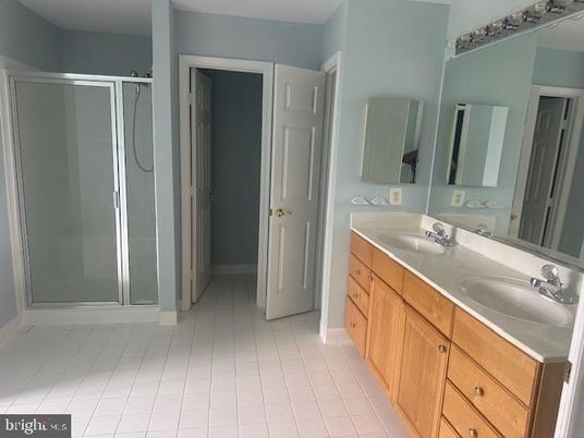 Bathroom, Dual Sink Vanities, Glass Shower, Interior