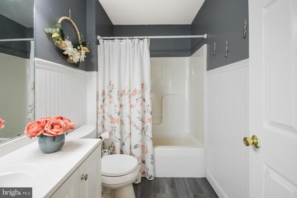 Bathroom, Interior, Wood Texture Flooring