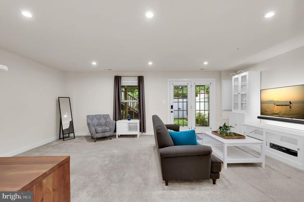 Interior, Living room, Recessed Lighting