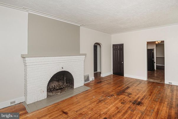 Fireplace, Interior, Wood Texture Flooring