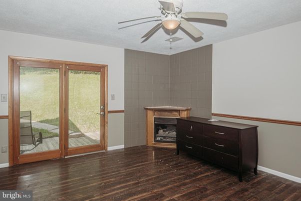 Fireplace, Interior, Wood Texture Flooring