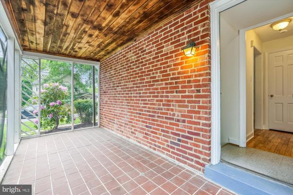 Empty room, Interior, Stone Walls, Wood Texture Flooring