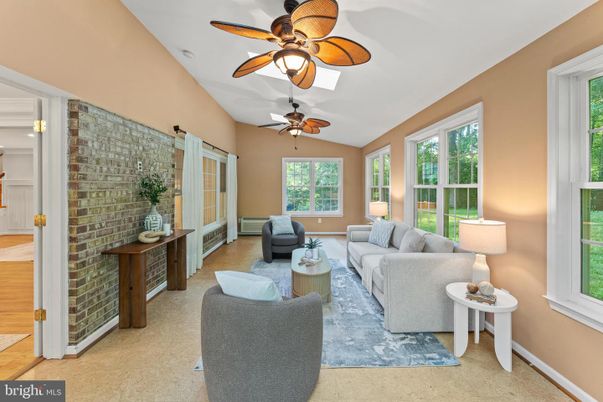 Interior, Living room, Stone Walls
