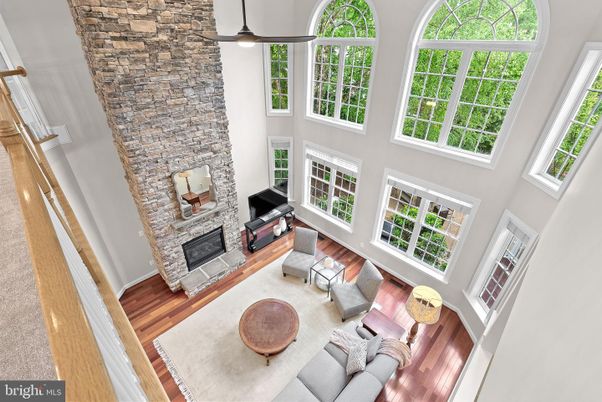 Fireplace, Interior, Living room, Stone Walls, Wood Texture Flooring
