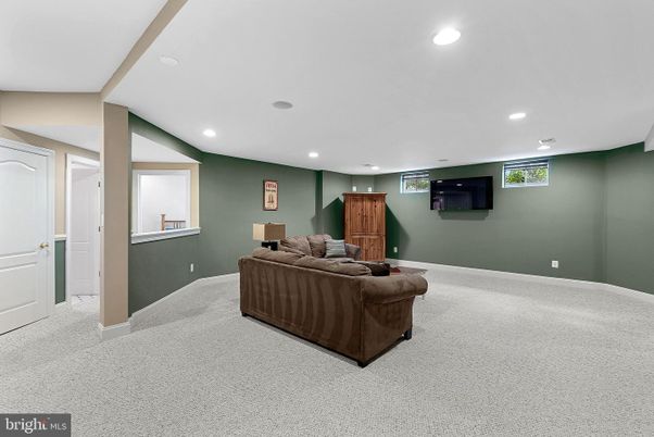 Interior, Living room, Recessed Lighting