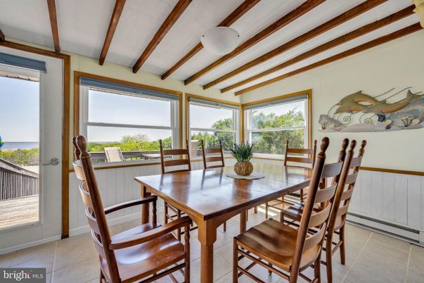 Dining room, Interior, Wooden Beams