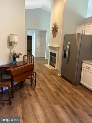 Fireplace, Interior, Kitchen, Piano, Wood Texture Flooring