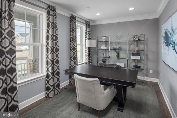 Home Office, Interior, Recessed Lighting