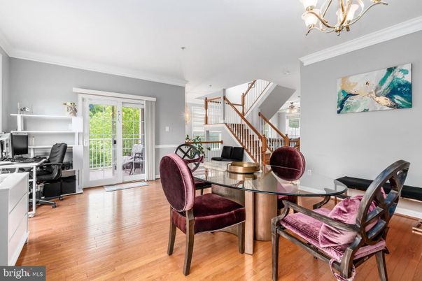 Chandelier, Home Office, Interior, Wood Texture Flooring