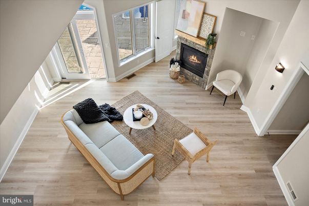 Fireplace, Interior, Living room, Wood Texture Flooring