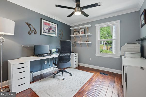 Home Office, Interior, Wood Texture Flooring