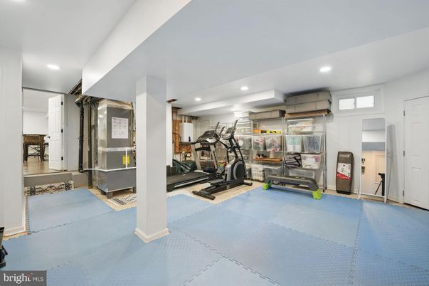 Fitness Equipment, Gym, Interior, Recessed Lighting
