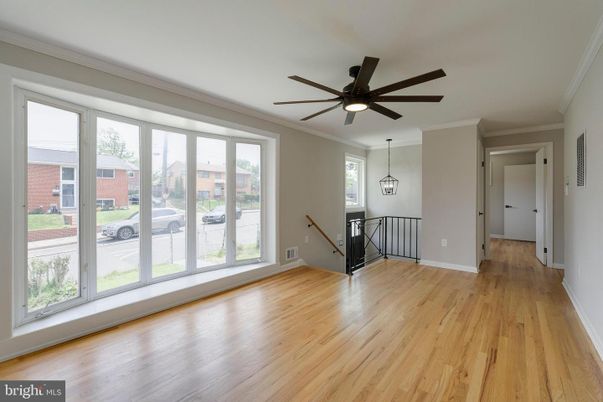 Empty room, Interior, Pendant Lights, Wood Texture Flooring