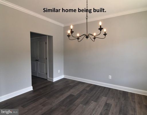 Chandelier, Empty room, Interior, Wood Texture Flooring