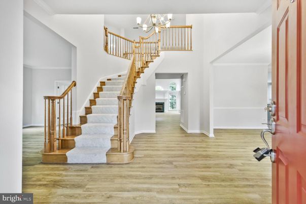 Chandelier, Interior, Wood Texture Flooring
