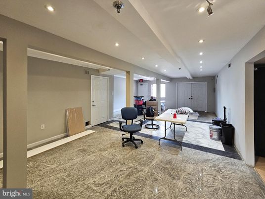Interior, Living room, Recessed Lighting