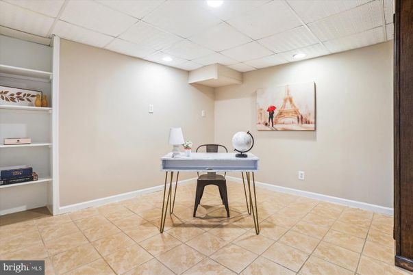 Home Office, Interior, Recessed Lighting