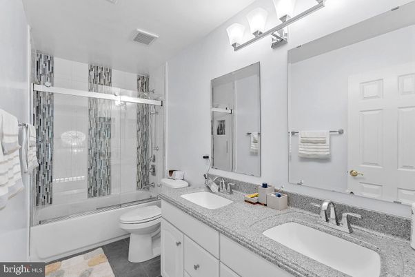 Bathroom, Dual Sink Vanities, Glass Shower, Interior