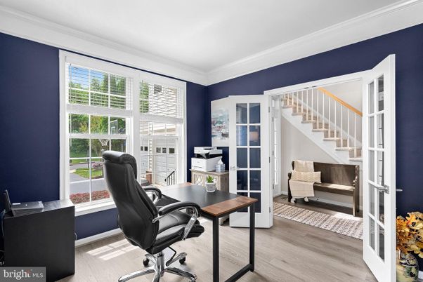 Home Office, Interior, Wood Texture Flooring