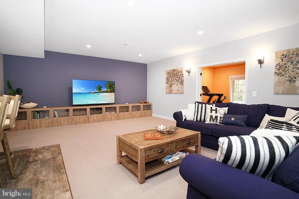 Interior, Living room, Recessed Lighting