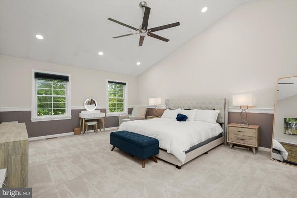 Bedroom, Interior, Recessed Lighting