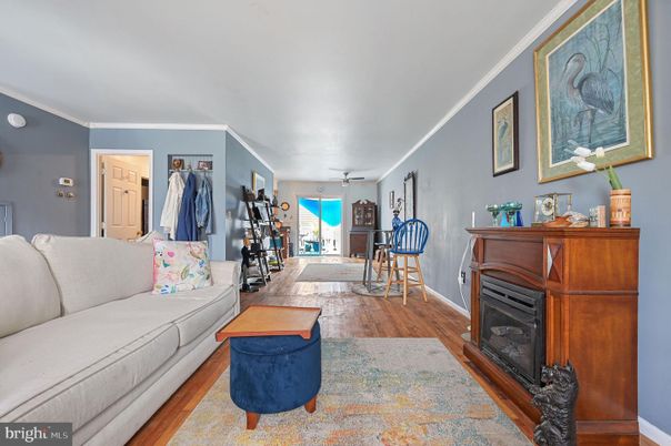 Fireplace, Interior, Wood Texture Flooring