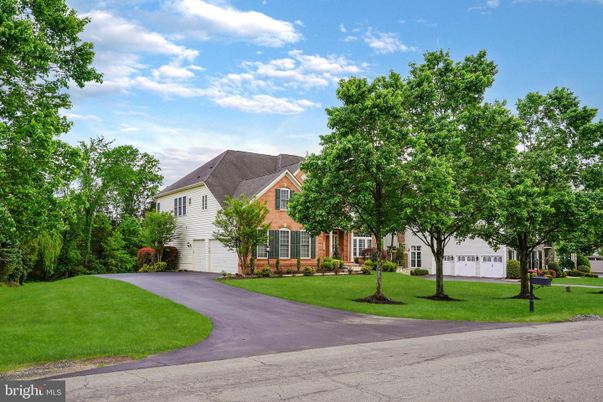 Attached, Backyard, Detached Garage, Exterior, Facade, Brick Facade, French Provincial