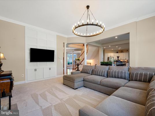 Chandelier, Interior, Living room, Pendant Lights, Recessed Lighting