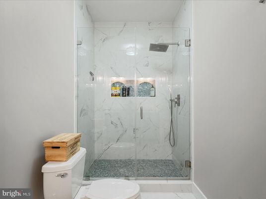Bathroom, Glass Shower, Interior, Marble, Marble Walls