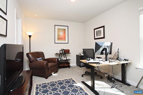 Home Office, Interior, Recessed Lighting