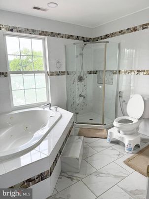 Bathroom, Glass Shower, Interior, Marble