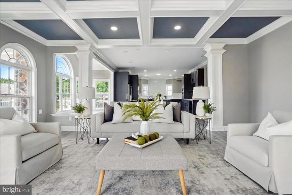Interior, Kitchen, Living room, Recessed Lighting