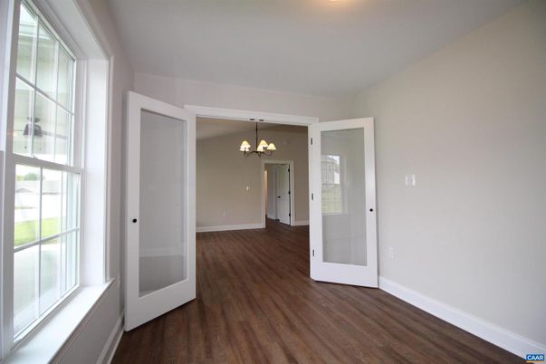 Chandelier, Empty room, Interior, Wood Texture Flooring