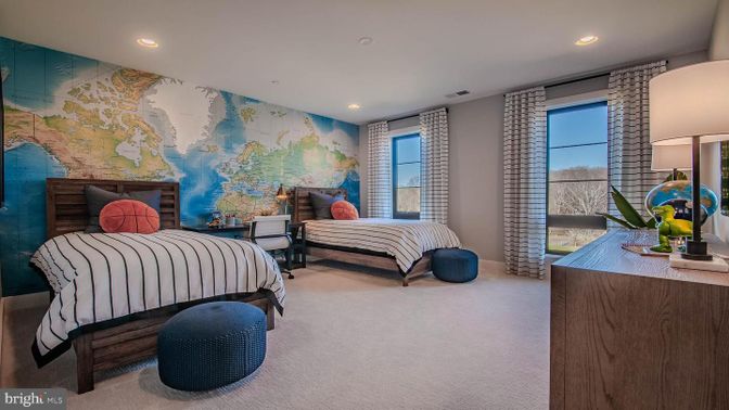 Bedroom, Interior, Recessed Lighting
