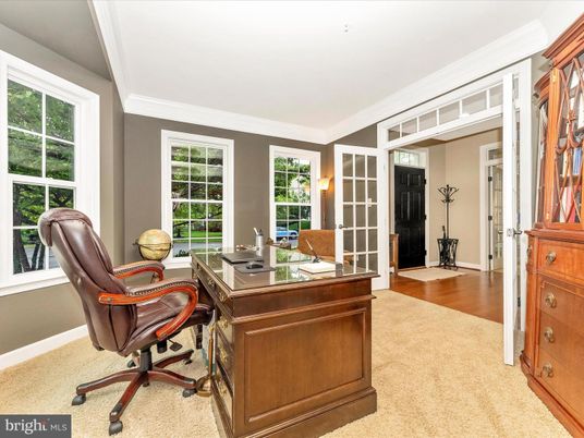 Home Office, Interior, Wood Texture Flooring