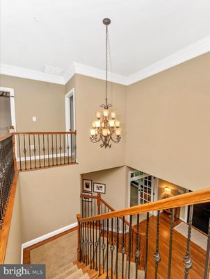 Chandelier, Interior