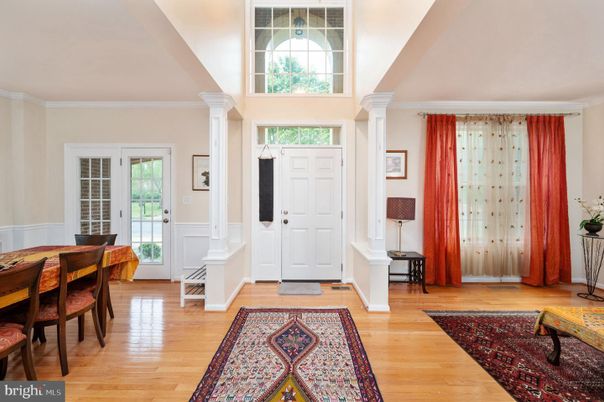 Dining room, Interior, Wood Texture Flooring