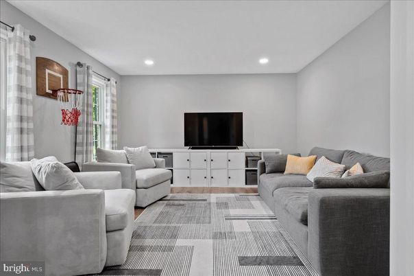 Interior, Living room, Recessed Lighting