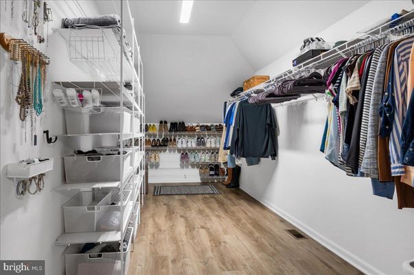 Interior, Walk-in Closets, Wood Texture Flooring