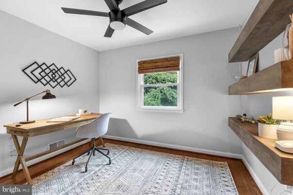 Home Office, Interior, Wood Texture Flooring