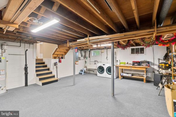 Interior, Utility Closets, Washer, Wooden Beams, Wooden Ceilings