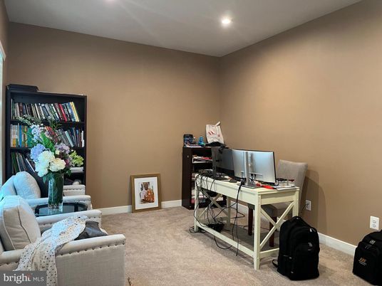Home Office, Interior, Recessed Lighting