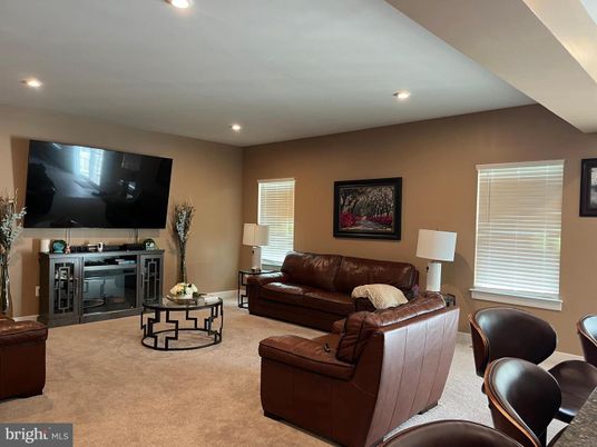 Interior, Living room, Recessed Lighting