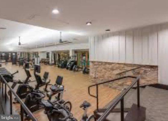 Fitness Equipment, Interior, Recessed Lighting
