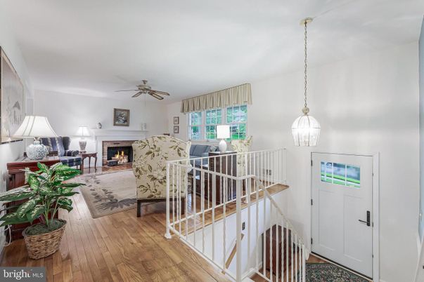 Fireplace, Interior, Living room, Pendant Lights, Wood Texture Flooring