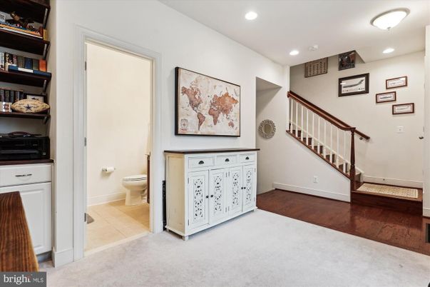 Bathroom, Interior, Recessed Lighting, Wood Texture Flooring