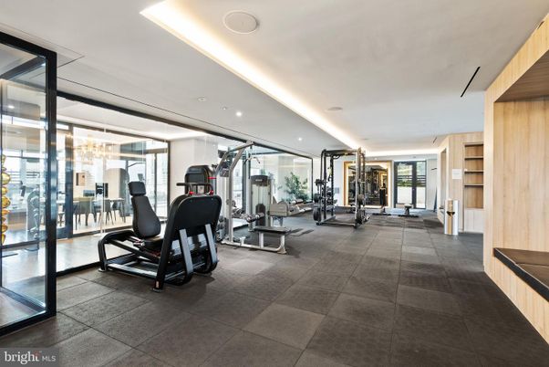 Fitness Equipment, Gym, Interior, Recessed Lighting