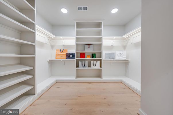 Interior, Recessed Lighting, Walk-in Closets, Wood Texture Flooring