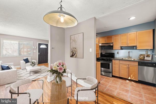 Interior, Kitchen, Living room, Recessed Lighting, Stainless Steel Appliances, Wood Texture Flooring